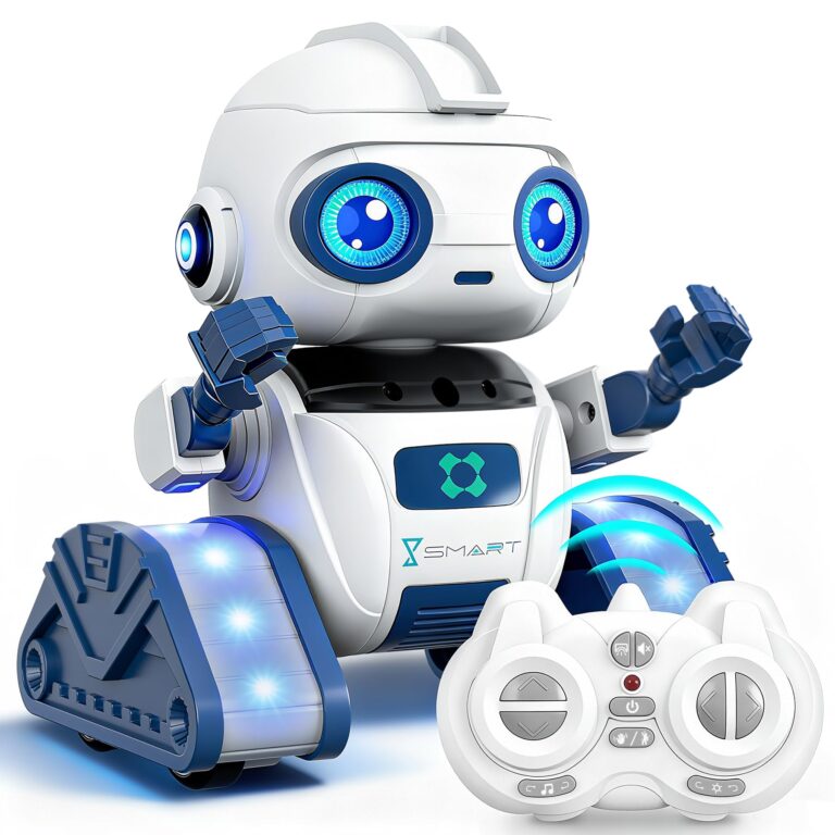 Ophy Robot Bambini, Funzione di Proiezione Innovativa, Robot Telecomandato con Controllo Gestuale, Occhi a LED, Musica, Ro...