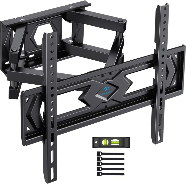 PERLESMITH Supporto TV parete orientabile e inclinabile 26-70 pollici fino a 45 kg