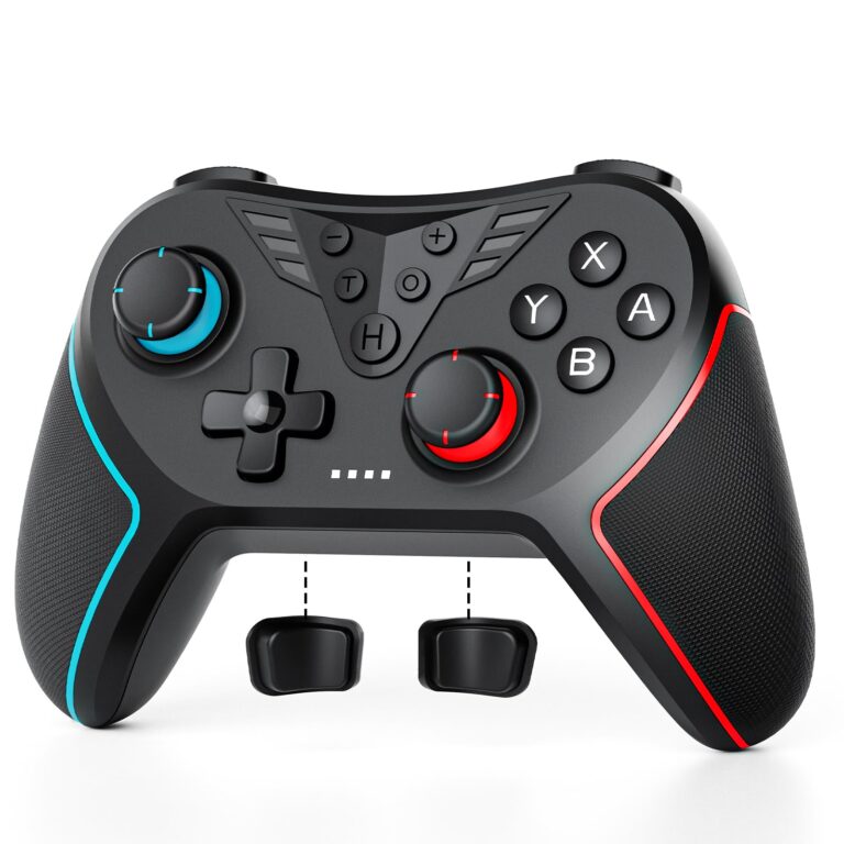 LATEC Controller per Switch/Switch 2, Controller Switch Wireless per Switch Lite con Joystick Hall/Pulsante Programmabile/...