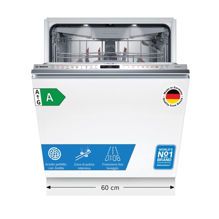 Bosch SMV8YCX02E Serie 8 Lavastoviglie Incasso Totale PerfectDry