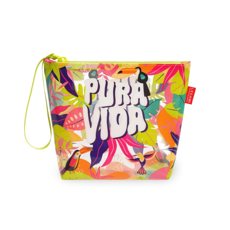 Legami Pochette Spiaggia Donna con cerniera e laccetto