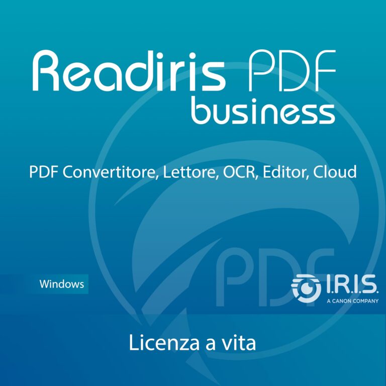 Readiris PDF Business – Licenza a vita, editor PDF professionale