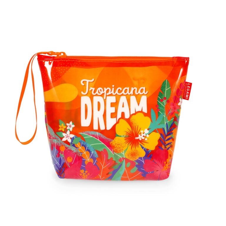Legami Pochette Spiaggia Donna con Cerniera e Laccetto Porta Costume