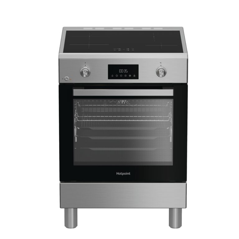 Hotpoint Ariston H6I8LMSAX Cucina a Induzione 60x60 cm Forno Multifunzione 72L