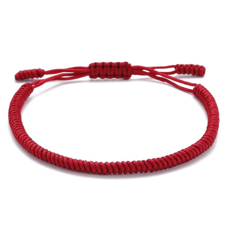 LUCKY BUDDHIST Braccialetto portafortuna tibetano in corda colorata