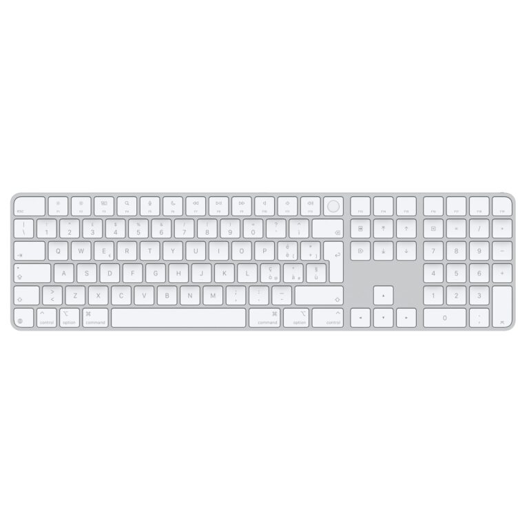 Apple Magic Keyboard con Touch ID e tastierino numerico per Mac con chip Apple - Italiano - Tasti bianchi ​​​​​​​