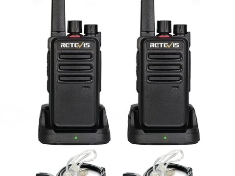 Retevis RT668 Walkie Talkie PMR446 con VOX e batteria 1200mAh
