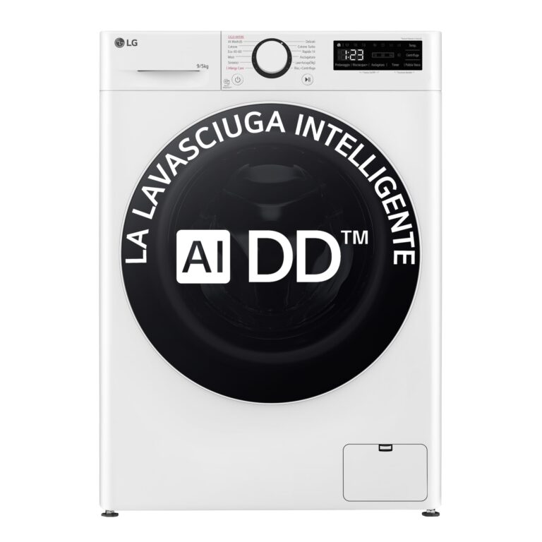 LG D2R5S09TSWW Lavasciuga 9.5 kg Classe A-10%