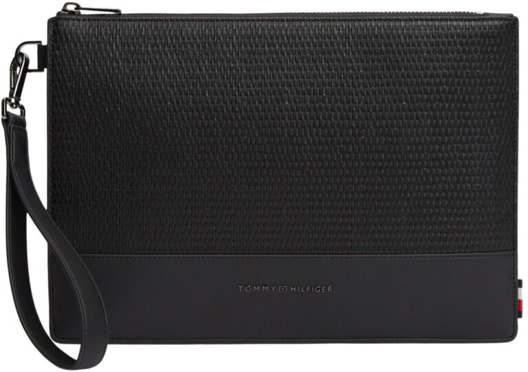 Tommy Hilfiger Pouch in tessuto nero taglia unica