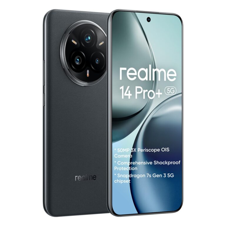 realme 14 Pro+ 5G Smartphone 8+256GB,50MP IMX882 Periscope,Processore Snapdragon 7s di terza gene...