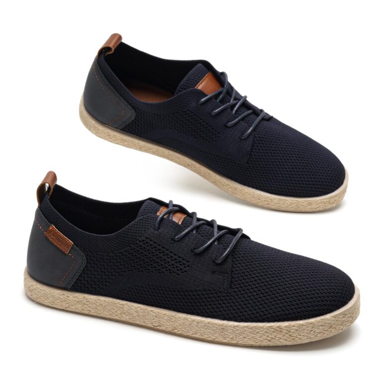Glamora Espadrillas Uomo Traspiranti con Lacci e Suola Antiscivolo