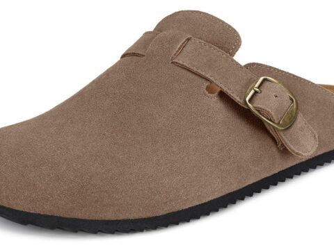 Sabot Unisex in Pelle Chiusi Traspiranti da Giardino 36-46