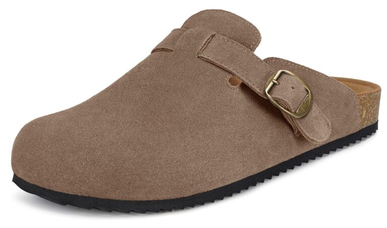 Sabot Unisex in Pelle Chiusi Traspiranti da Giardino 36-46