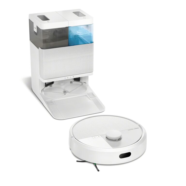 iRobot Roomba Plus 405 Combo + Stazione AutoWash, Robot Aspirapolvere Lavapavimenti, LiDAR, Rilevamento Tappeti, Prevision...