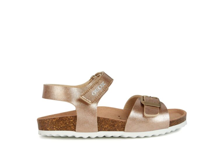 Geox J Adriel Girl C Sandali per Bambina in Pelle Traspirante