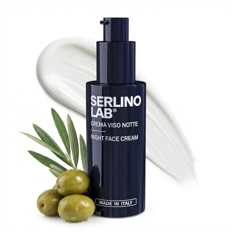 SERLINOLAB Crema Viso, idratante con Retinolo, Acido Ialuronico, Effetto Rinfrescante, Riduce Rughe e Macchie, Rende la Pe...