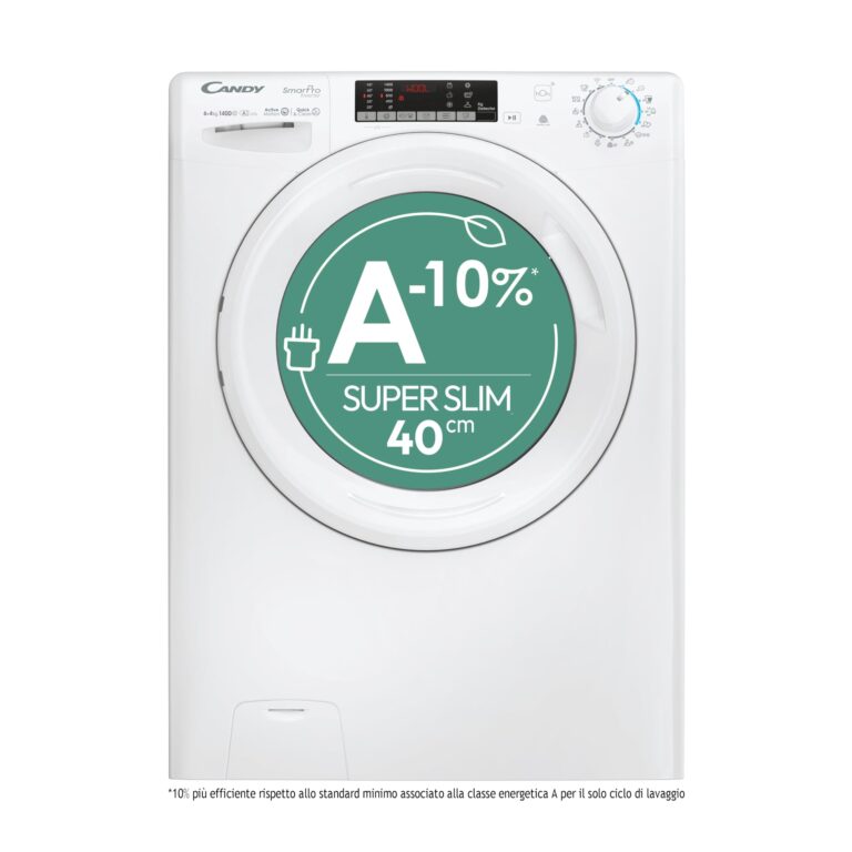 Candy Smart Pro Inverter Lavasciuga Slim 6+4 kg Classe A-20%