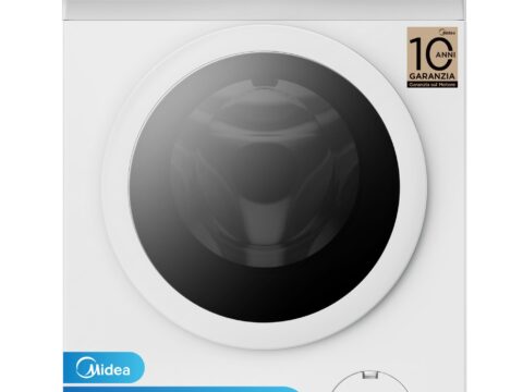 Midea MF10EW70B Lavatrice Slim 7 kg Classe A Vapore 1400 giri