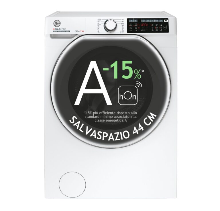 Hoover H-WASH 500 Lavatrice Slim 7 kg Wi-Fi Classe A