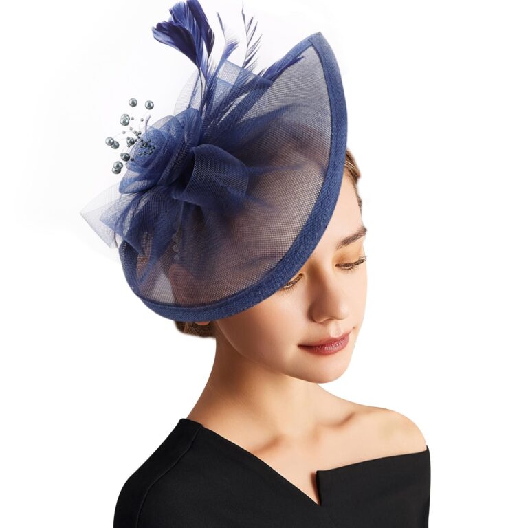 DRESHOW Cappello Fascinator Vintage da Donna per Cocktail e Tea Party