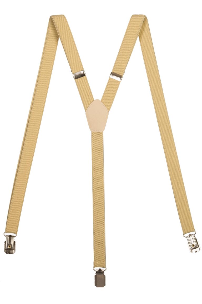 Olata Bretelle a Y elastiche regolabili con clip in metallo 2 cm
