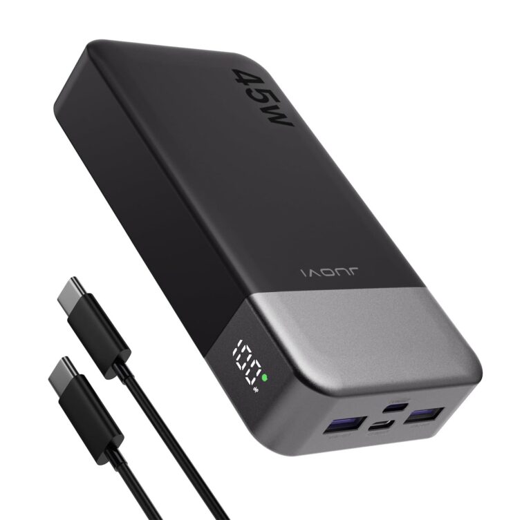 JUOVI Power Bank 20000mAh 45W con Display Digitale