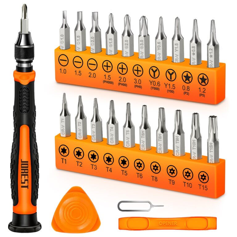 JOREST Set 24 Cacciaviti di Precisione con Torx e Phillips