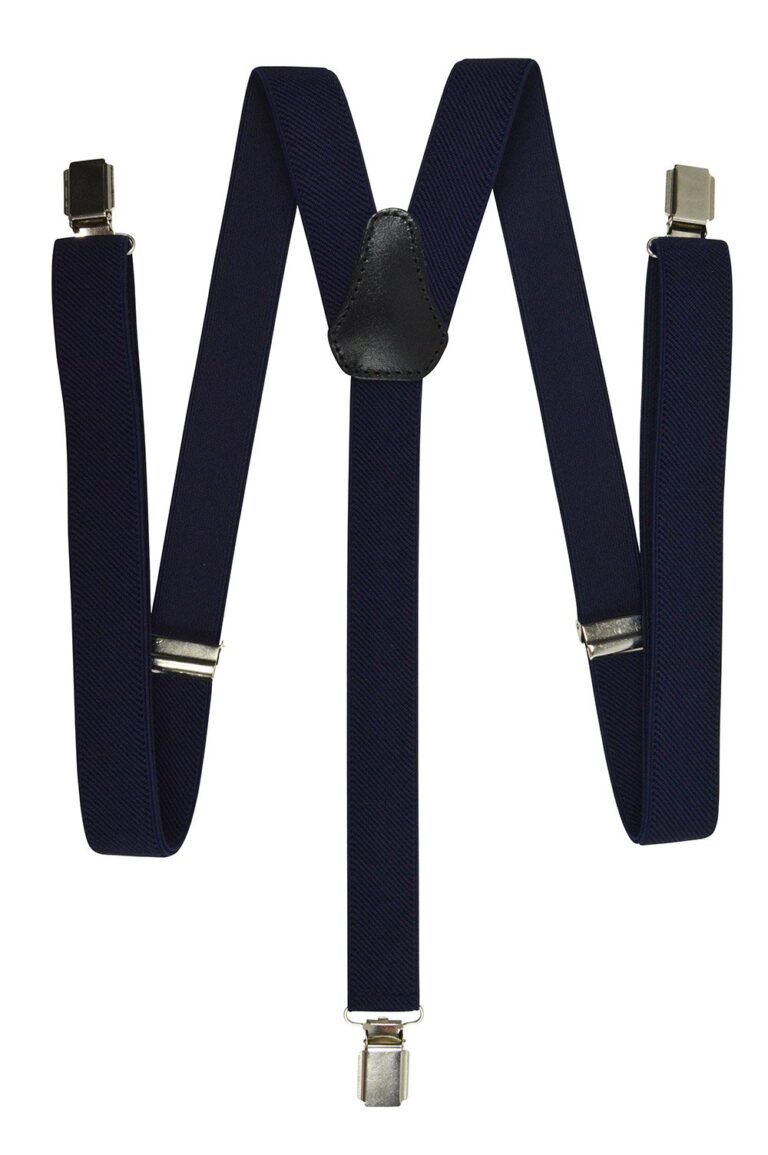 Olata Bretelle Unisex Sottili Regolabili Clip in Metallo 2,5 cm
