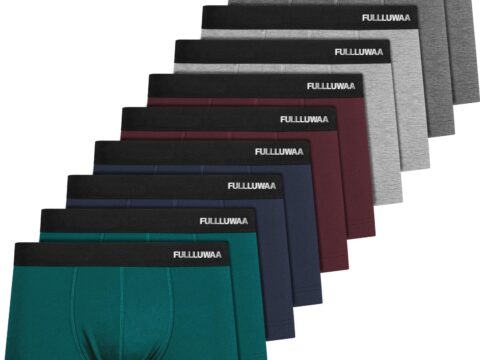 Fullluwaa Boxer Uomo 10 Pezzi – 95% Cotone, Taglie M-4XL