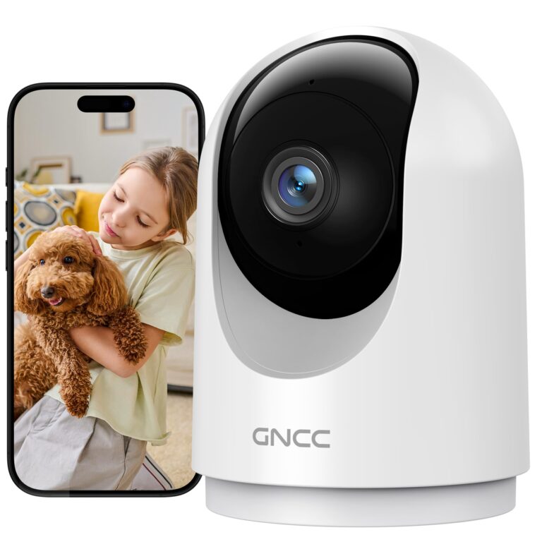 GNCC Telecamera WiFi Interno 2K con Rilevamento Movimento