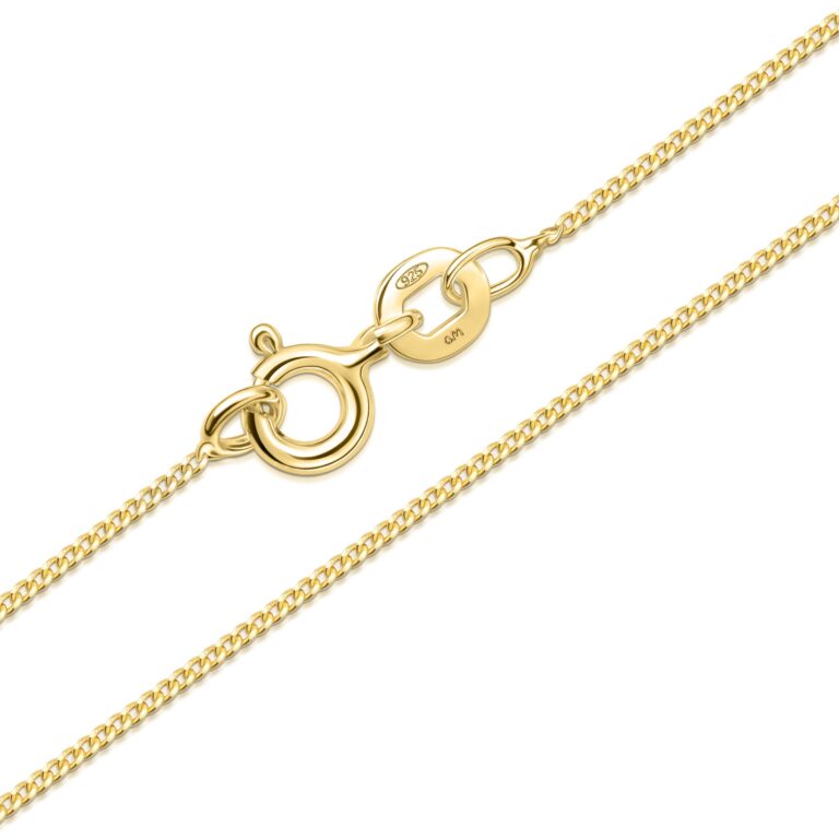 Amberta Catenina Argento 925 Donna Uomo, Girocollo Maglia Veneziana