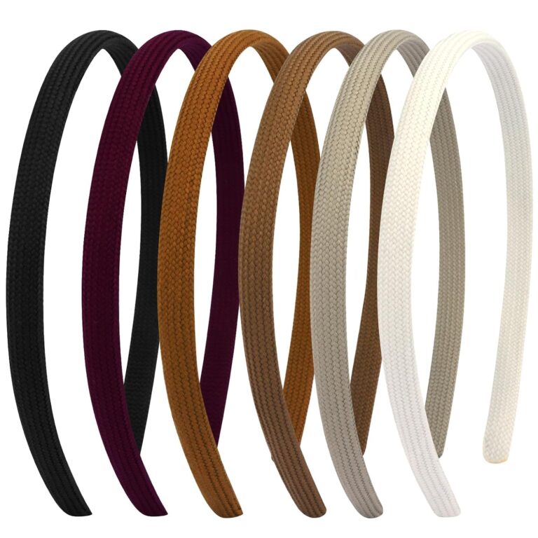 Cerchietto Capelli Donna Antiscivolo Set 6 Pezzi