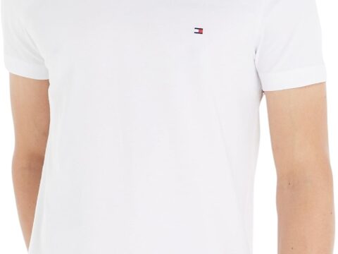 Tommy Hilfiger T-shirt Uomo Core Stretch Slim Fit Manica Corta