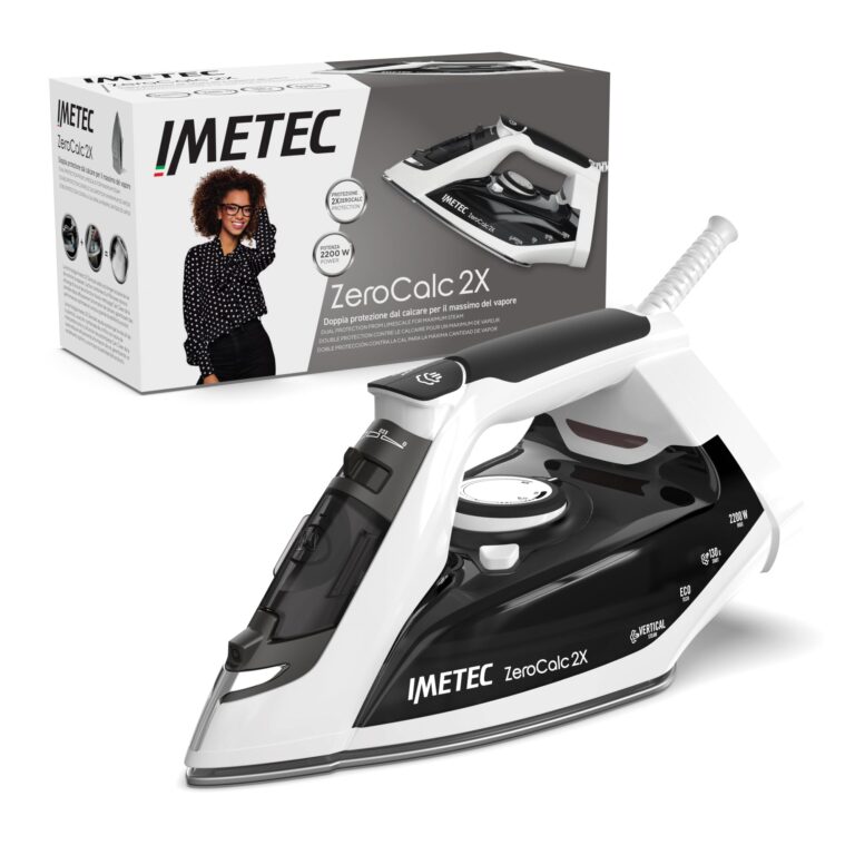 Imetec ZeroCalc Z1 2800 - Ferro da Stiro a vapore - Tecnologia Anticalcare - Piastra Ceramica ad Alta Scorrevolezza - Tecn...