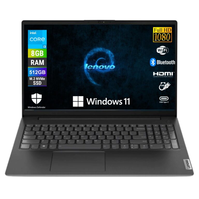 Lenovo Notebook 15.6" Full HD Intel i3-1315U 8GB RAM 512GB SSD Win 11 Pro