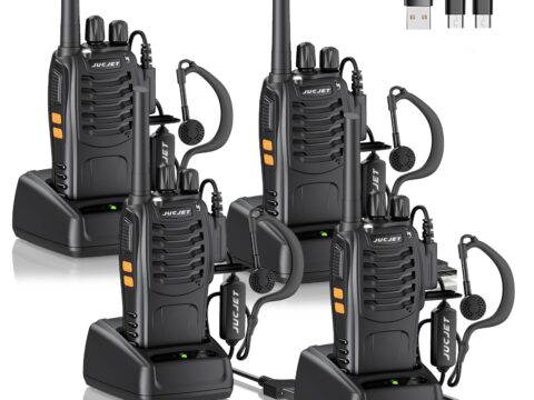 Walkie Talkie 88E PMR446 16 canali con auricolare e VOX
