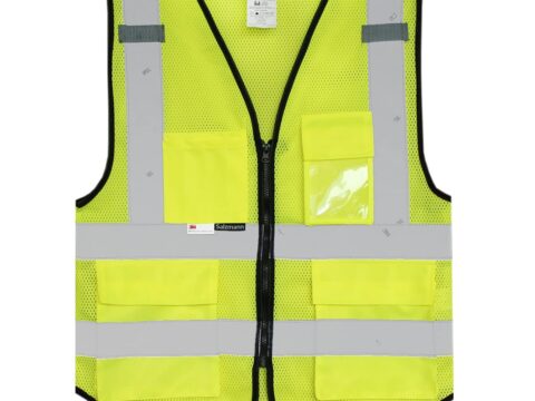 Salzmann Gilet alta visibilità con cerniera e nastro 3M
