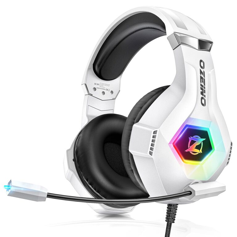 Ozeino cuffie gaming con microfono e audio surround per PS5