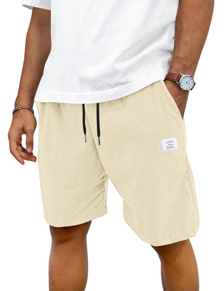 Tarainya Pantaloncini Uomo Velluto a Coste con Coulisse