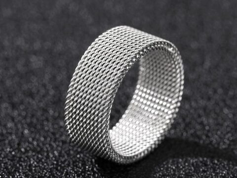 Anello Intrecciato in Acciaio Inossidabile Unisex