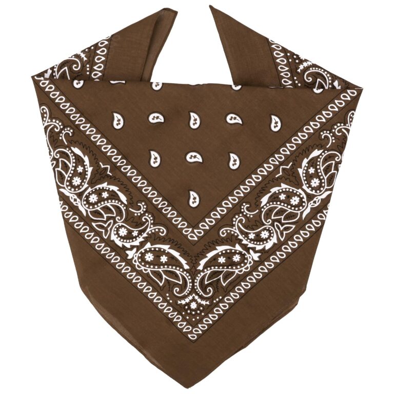 ZENO bandana 100% cotone, foulard senza poliestere lavabile