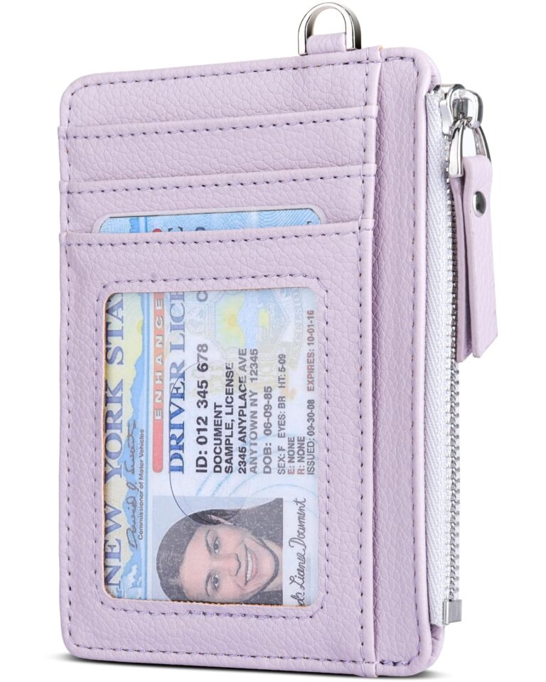 Teskyer Porta Carte di Credito Donna Slim con Blocco RFID