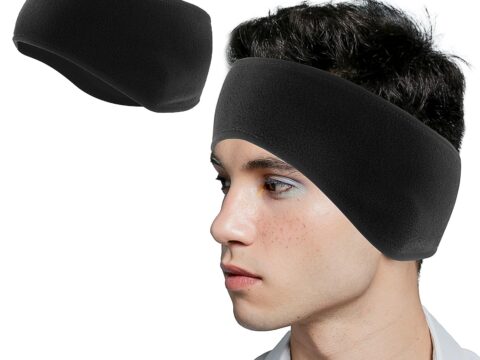WLLHYF Scaldaorecchie in Pile per Uomo e Donna – Fascia Invernale