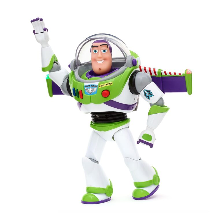 Disney Store Action Figure Interattiva Parlante di Buzz Lightyear, Toy Story, 36 cm, con Repertorio di 15 Frasi in Ingles...