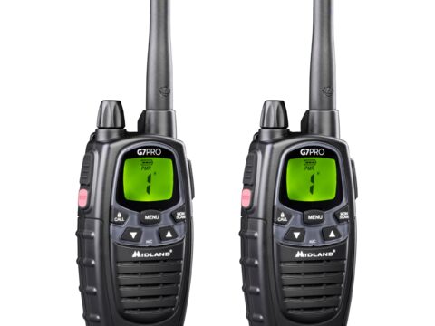 Midland G7 Pro Coppia Walkie Talkie 85 canali PMR446 e LPD