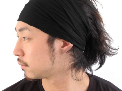 CHARM Fascia Bandana Uomo Stile Giapponese Elastica