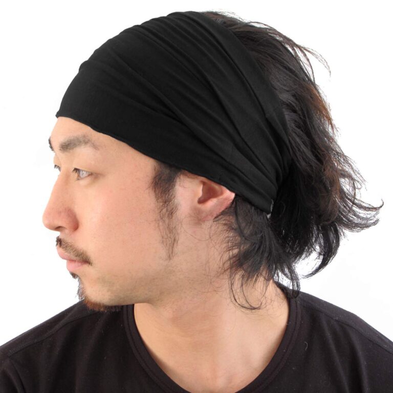 CHARM Fascia Bandana Uomo Stile Giapponese Elastica