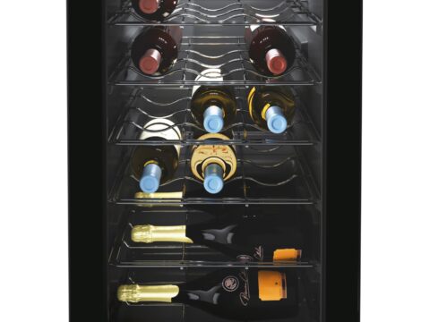 Candy DiVino Cantinetta Vino 21 Bottiglie Porta in Vetro LED