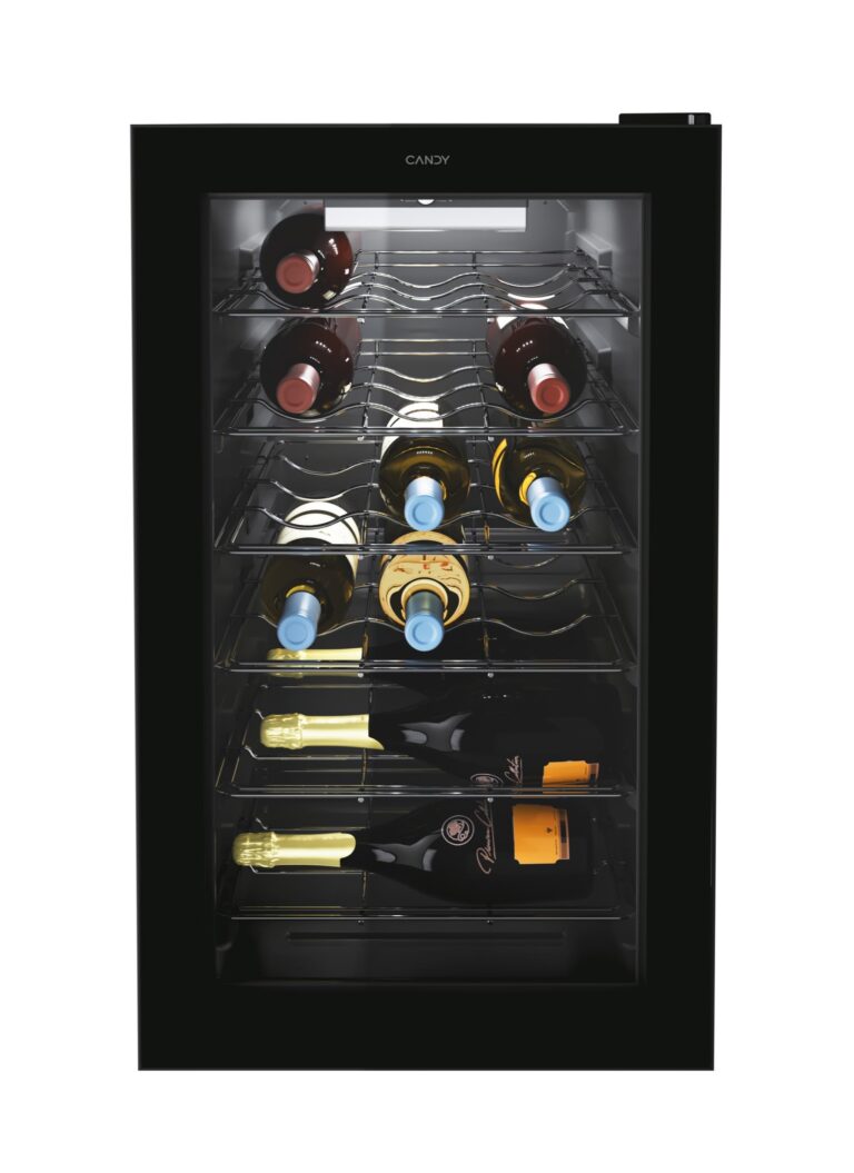 Candy DiVino Cantinetta Vino 21 Bottiglie Porta in Vetro LED