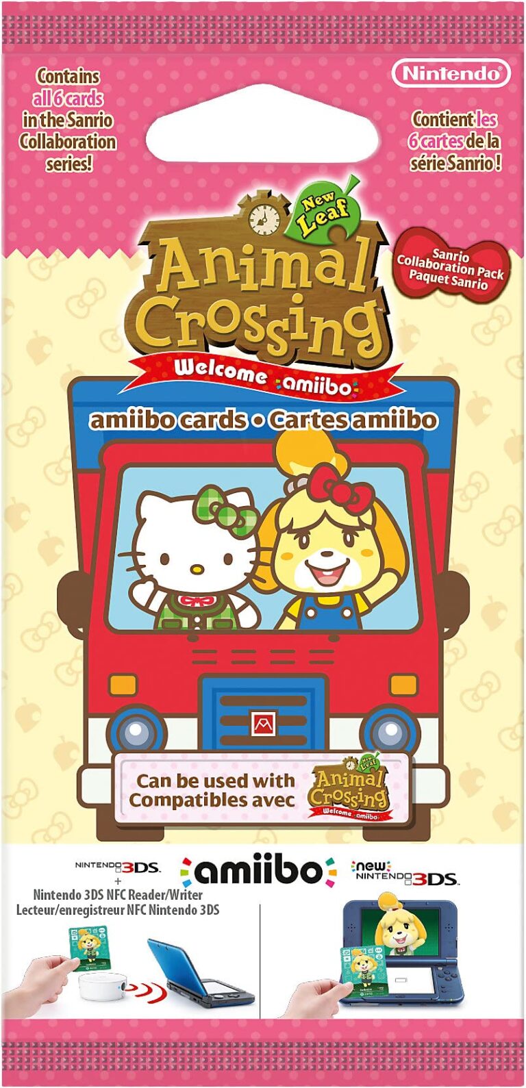 Carte Amiibo Animal Crossing New Horizons + Sanrio